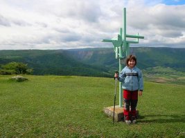 En la cumbre.