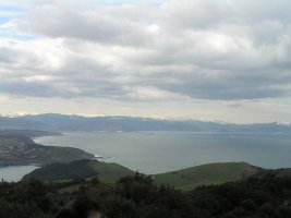 Vista hacia Castro