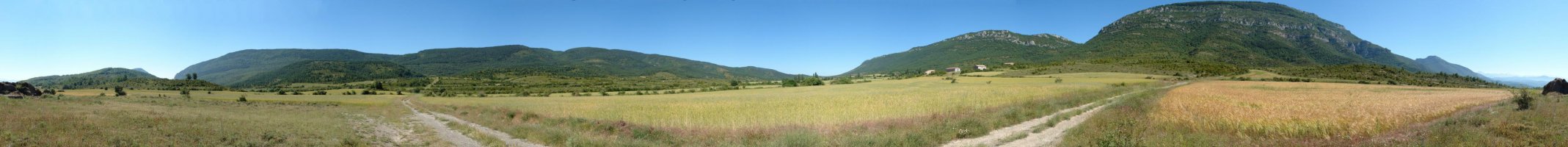 Gazteluberri aldeko paisaia (360º)