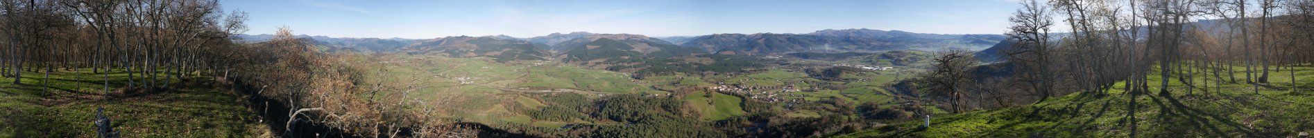 Tontorretik 360ºtako ikuspegia