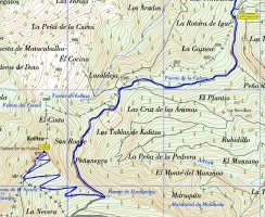 Azken zatiaren mapa
