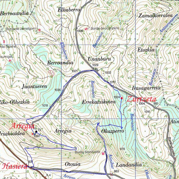 MAPA: Arregia