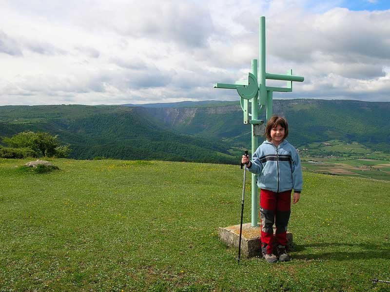 En la cumbre.
