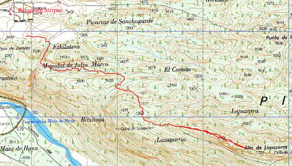 MAPA: Lapazarra