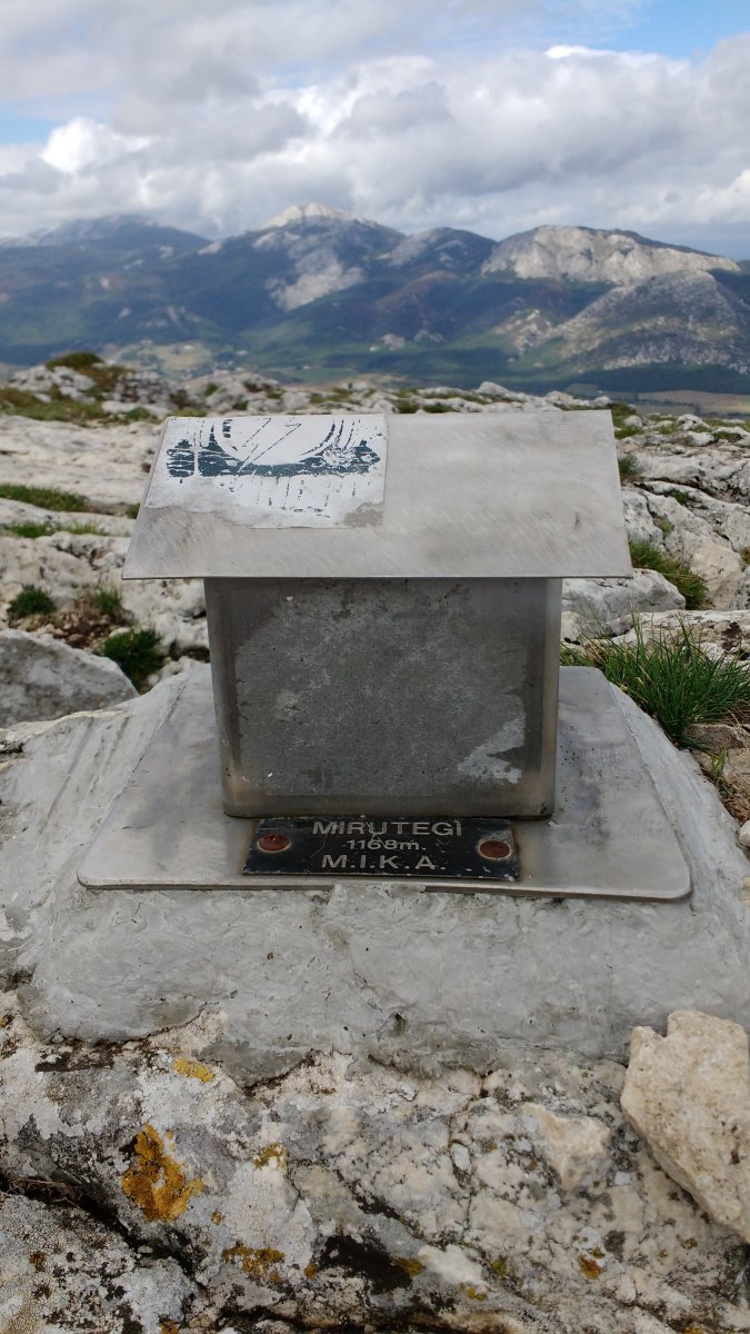 Mirutegi tontorra (1168m)