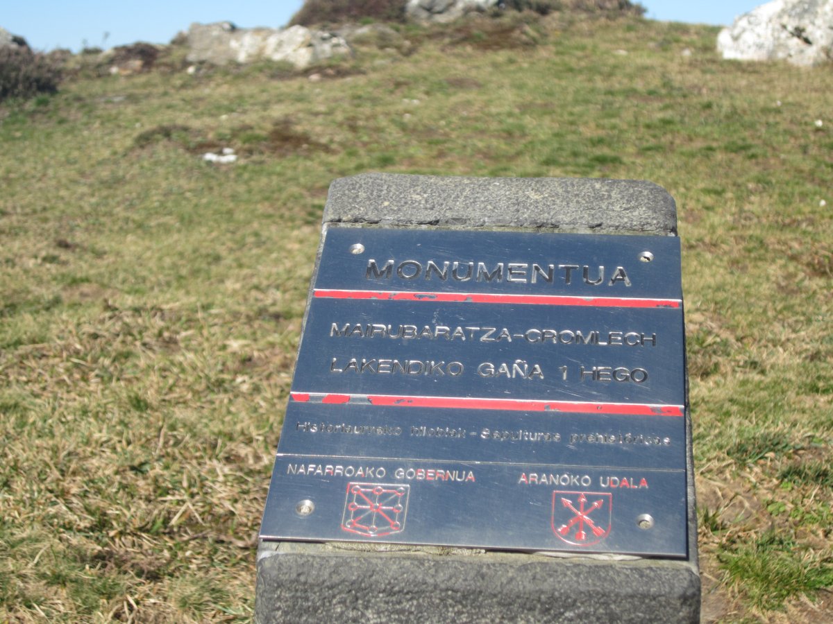 Cromlech Lakendilko Gaña 1 Hego  (Marzo 2014)